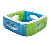 Bestway Piscine à hublots Windows carrée 168 x 168 x 56 cm