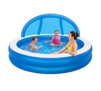 Bestway 7'11" x 7'11" x 55"/2.41m x 2.41m x 1.40m Summer Days Family Pool