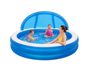 Bestway® 7'11" x 7'11" x 55"/2.41m x 2.41m x 1.40m Summer Days Family Pool