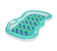 Bestway Matelas gonflable double Summer Colors 43131 224 x 174 cm