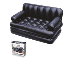 Bestway 75054 Canapé Gonflable Convertible en Matelas 2 Places Multi Max 188 X 152 X 64 cm avec 2 Porte-Gobelets