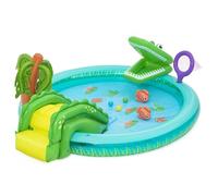 Bestway - Aire de Jeux et Piscine Gonflable pour Enfants Bestway Crocodile Cove - 224 cm x 181 cm x 72 cm - Multicolore