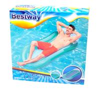 Bestway Aqua Détente Matelas Gonflable 160x84cm Pont de Nager Lit D'Eau Bain