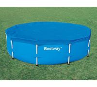 Bestway Bâche de piscine Top avec cadre Ø 305 cm Multicolore