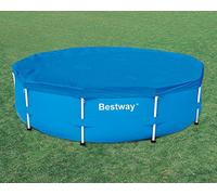 Bestway Bâche de Piscine avec châssis diamètre 366, Multicolore