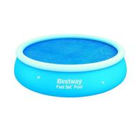 BESTWAY Bache solaire diamètre 240 cm pour piscine hors sol Fast Set diamètre 274 cm