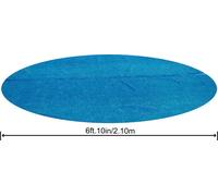 Bestway® Bâche solaire PE Ø 210 cm, bleue, ronde