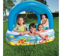 Bestway Bassin de jeu avec auvent bleu 140 x 140 x 114 cm 52192