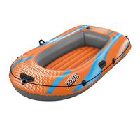 Bestway Bateau gonflable Orange PVC Vaisseau d'aventure de loisirs léger d'Été v