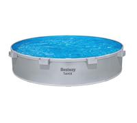 BESTWAY Bestway Piscine acier ronde Bestway Stock Tank TANX 305 x 61 cm gris galvanisé