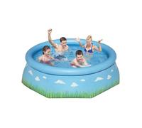 BESTWAY Bestway Piscine gonflable ronde Bestway Fast Set 244 x 61 cm décor prairie