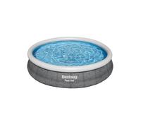BESTWAY Bestway Piscine gonflable ronde Bestway Fast Set 366 x 76 cm Effet Rotin