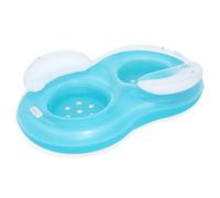 Bestway Bouée de Natation Double Cool Comfort Deluxe de 1,88 m x 1,17 m