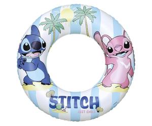 Bestway Bouée de Natation Gonflable Disney Lilo et Stitch - Diamètre : 48 x 11 cm - avec Valve de sécurité - Jouet de Piscine pour garçons et Filles de 3 à 6 Ans - pour l'été et Les Vacances