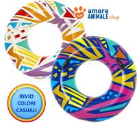 Bestway Bouée Design Géométrique → 107 Cm Gonflables Mer Et Piscine / 36228