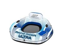 Bestway Bouée Hydro-Force Rapid Rider™ Ultra Tube, 152 cm, Fond en Maille Filet, 1 Porte-gobelet, 1 glacière