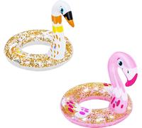 Bestway® Bouée scintillante avec tête d'animal, assortie
