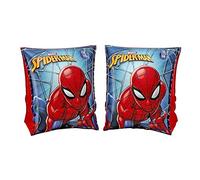 Bestway- Brassards Marvel Spiderman, 98001N, Rouge, 23 cm