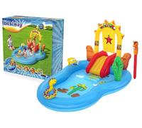 Bestway Centre de jeux aquatiques Pataugeoire Wild West 264 x 188cm - avec arrosage, dès 2 ans
