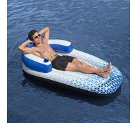 Bestway Chaise Longue Flottante Hydro Force 183x97 cm Bleu Flotteur Piscine