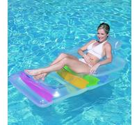 Bestway® "Cool Lounge" matelas pneumatique, 165 cm x 89 cm, transparent, 43011