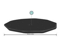 Bestway Couvercle de piscine ronde 4,88 m (16 pieds)