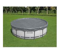 Bestway Couverture de piscine 1 Ø4 57 m Rond Polyester Gris for 42035727