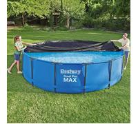 Bestway Couverture de piscine Flowclear 457 cm, couverture de sécurité de piscine,,, couverture de piscine hors sol 3202469