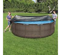 Bestway Couverture de Piscine Hors Sol Bâche Housse de Protection Multi-taille v