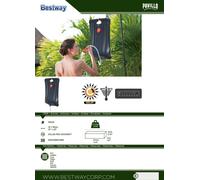 BESTWAY Douche solaire suspendue. 20 litres B58224