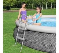 Bestway Échelle de piscine à 2 marches Flowclear 84 cm, escabeau 2 marches, échelle,, échelle de piscine hors sol, échelle de sécurité pour piscine 3202668 G