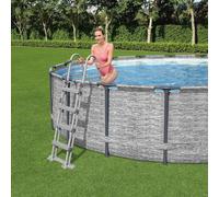 Bestway Echelle de Piscine à 4 Marches Flowclear 122 cm Hors Sol Sécurité