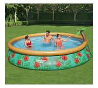 Bestway Ensemble de Piscine Gonflable Paradise Palms 457x84 cm Hors Sol Jardin