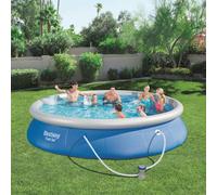 Bestway Ensemble de Piscine Hors Sol Gonflable Jardin Terrasse Multi-taille vida
