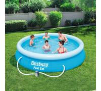 Bestway Ensemble de Piscine Hors Sol Gonflable Jardin Terrasse Multi-taille vida