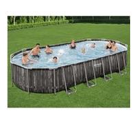 Bestway Ensemble de piscine ovale 7,32x3,66x1,22 m, piscine hors sol, piscine de jardin, piscine ovale, piscines hors sol, ensemble de piscine 3202689 G