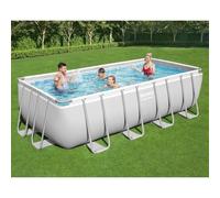 Bestway Ensemble de piscine Power Steel Rectangulaire 488x244x122 cm