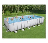 Bestway Ensemble de piscine Power Steel Rectangulaire 732x366x132 cm