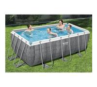 Bestway Piscine hors-sol Power Steel rectangulaire 412 x 201 x 122 cm Tritech