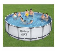 Bestway Ensemble de Piscine Steel Pro MAX Rond 457x122 cm Hors Sol Jardin
