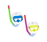 Bestway Ensemble Masque et Tube Junior Valve de Purge Couleur Assortie +7 Ans Plage et Piscine 24032