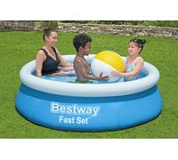 Bestway® Fast Set™ Piscine hors sol sans pompe Ø 183 x 51 cm, bleue, ronde