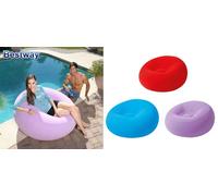 Bestway Fauteuil gonflable Fauteuil gonflable Lounge Matelas gonflable Fauteuil TV, Couleur:bleu