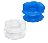 Bestway Fauteuil gonflable Mod Pod – 112 x 112 x 70 cm – Blanc / Bleu