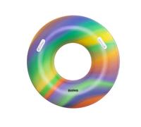 Bestway Flotteur Gonflable Arc-en-ciel avec Poignées D119 cm +12 Ans Plage et