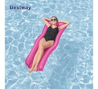 Bestway-Flotteur Gonflable Pour Piscine Leic-Color,Radeau De Piscine,Coussin De Natation Gonflable,44007 - Type 44007-Pink