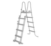 Echelle piscine hors sol Bestway Echelle de sÉcuritÉ 5 marches Gris clair