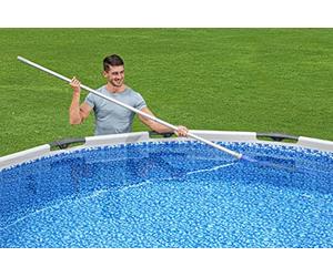 Bestway Flowclear AquaSurge Aspirateur de Piscine Rechargeable Gris