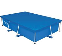 Bestway® Flowclear™ Bâche de couverture PE 264 x 174 cm, bleue, carrée