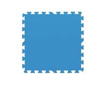 Bestway Flowclear Lot de 18 dalles de protection de sol pour piscine XL de 50 x 50 cm - Bleu